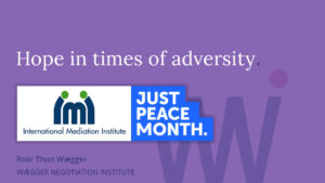 Hope in times of adversity - Just Peace Month 2022
