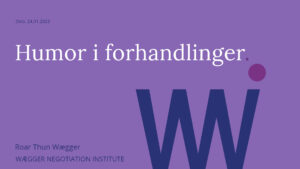 humor i fohandlinger og hardcore soft skills