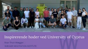 Inspirerende hoder ved University of Cyprus