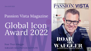 Roar Thun Wægger awarded the Passion Vista Global Icons Award 2022